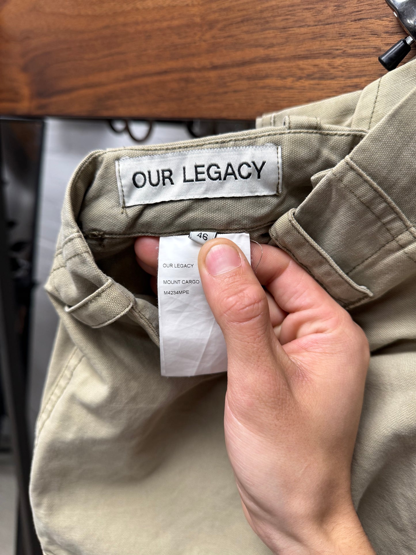 Our Legacy ‘Mount Cargo’ Tan Brown Wide Leg