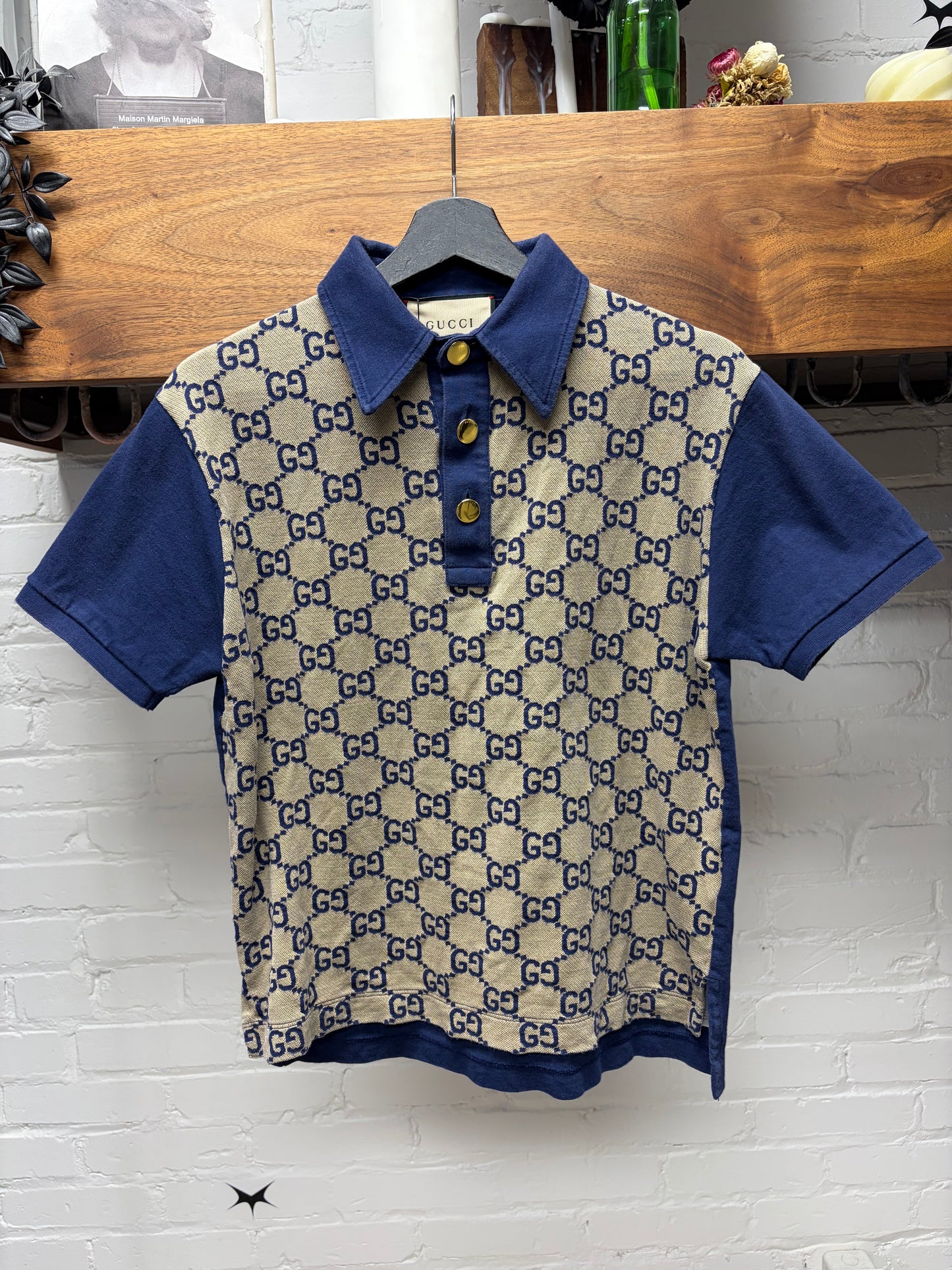Gucci ‘Guccisima’ Monogram Brown/Blue Polo