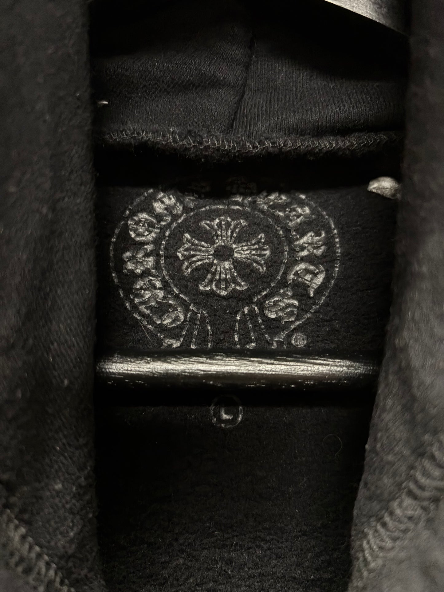 Chrome Hearts ‘T-Bar’ Logo Black Pullover Hoodie