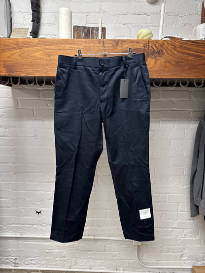 Thom Browne Navy Blue Chino Pants