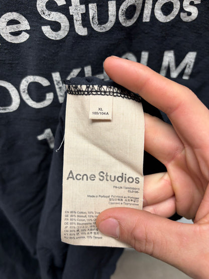 Acne Studios ‘Stockholm Logo’ Classic Black T-Shirt