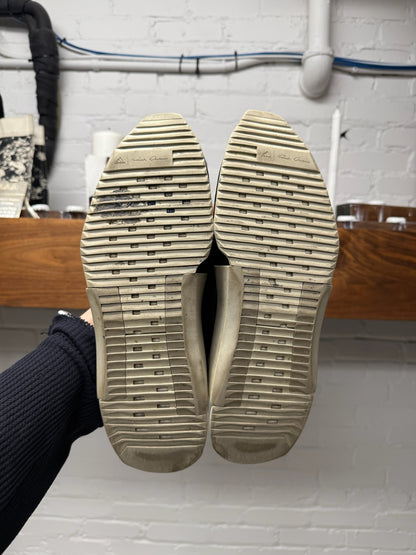 Rick Owens x Adidas ‘Level’ Leather Sock Runner Sneakers