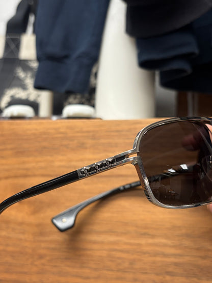 Chrome Hearts ‘Morning Wood’ Fleur de Lis 925 Silver Aviator Sunglasses