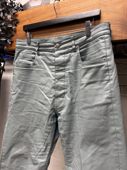 SS2025 Rick Owens ‘Hollywood’ Geth Cut Mouthwash Wide Leg Denim