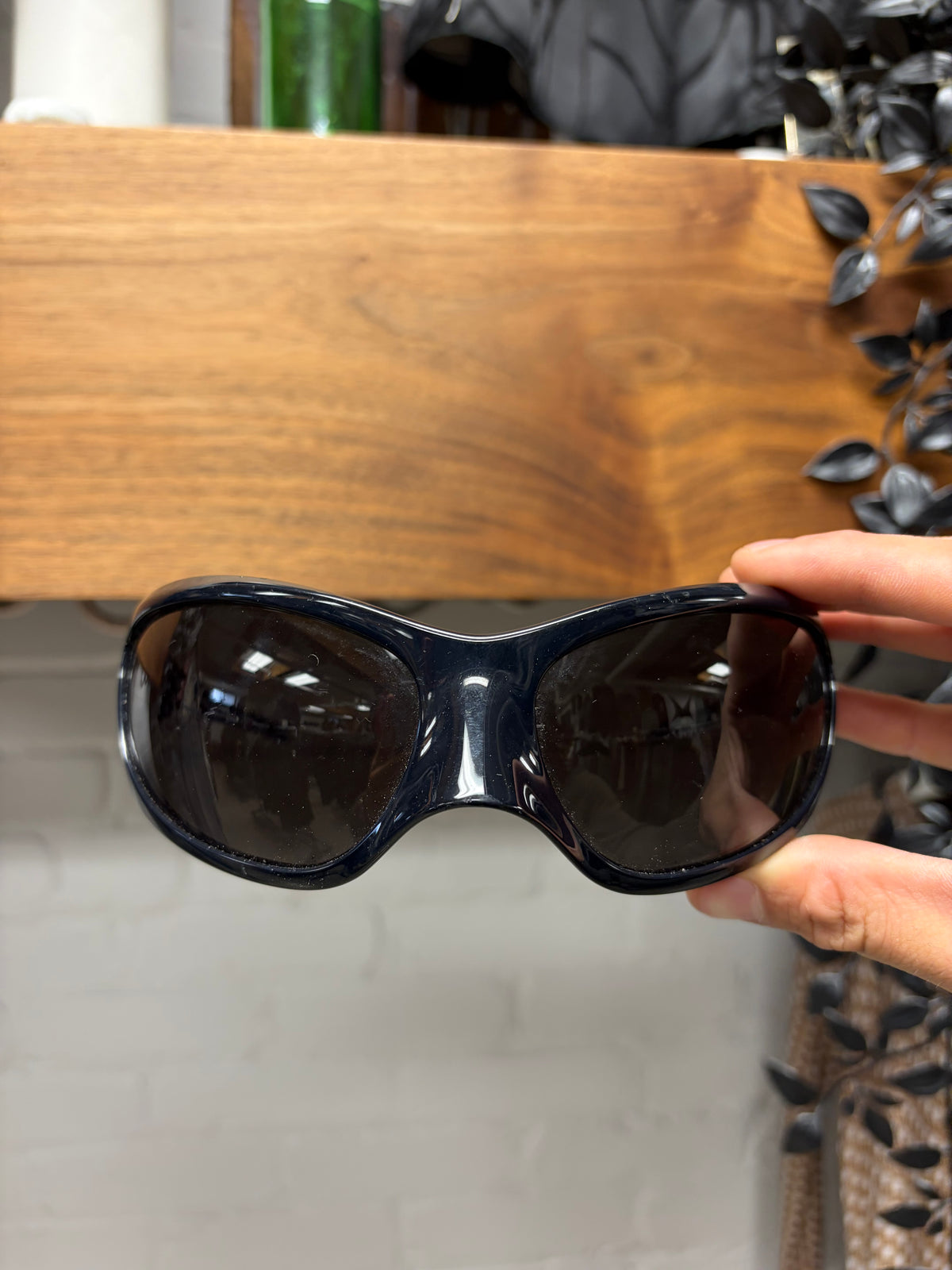 Balenciaga ‘Skin Cat XXL’ Dark Blue Sunglasses