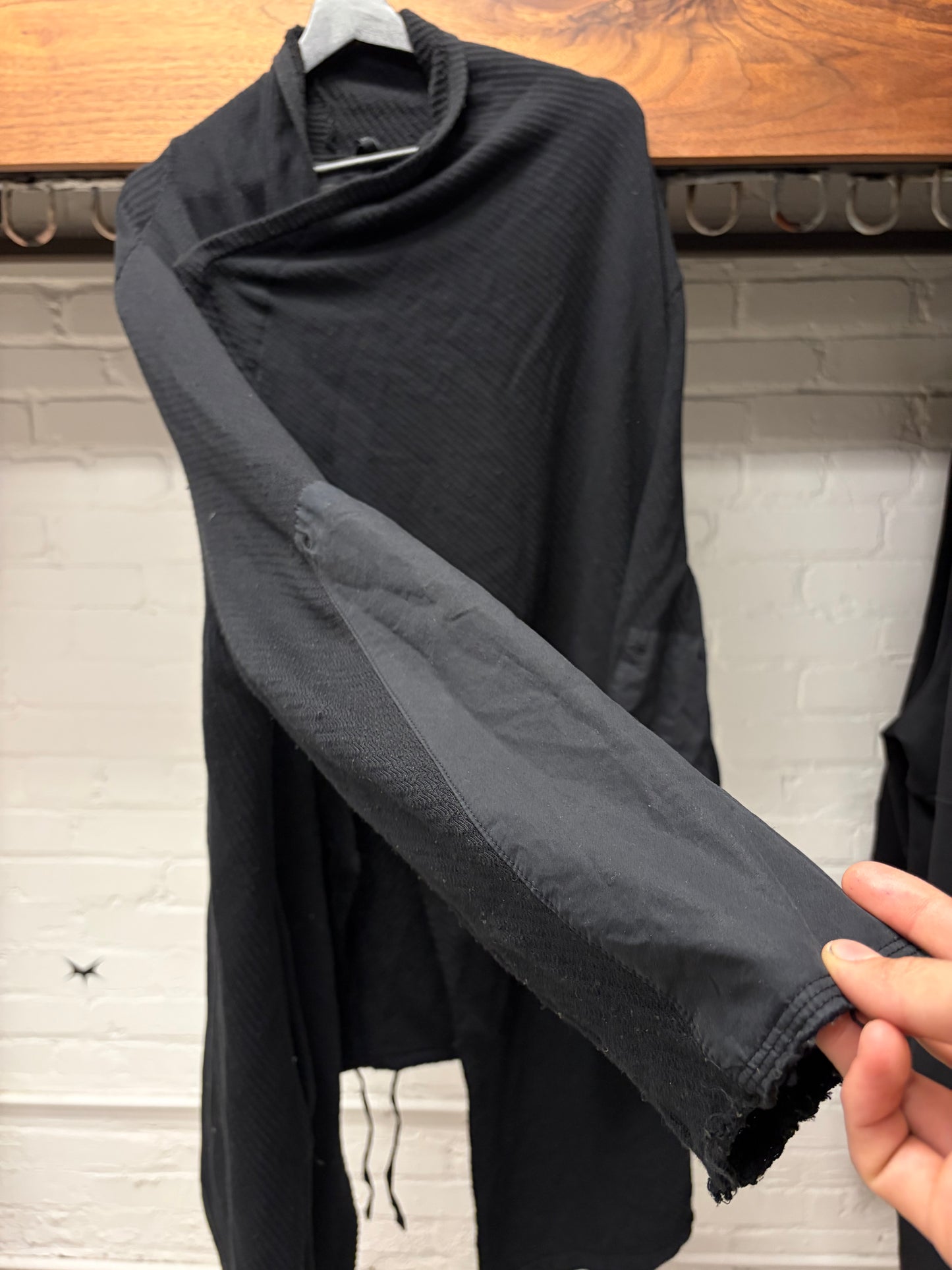 Silent by Damir Doma Black Caped Shawl