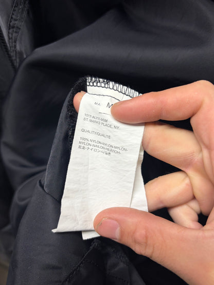 1017 Alyx 9SM ‘Roller Buckle’ Black Nylon Oversized Anorak Coat