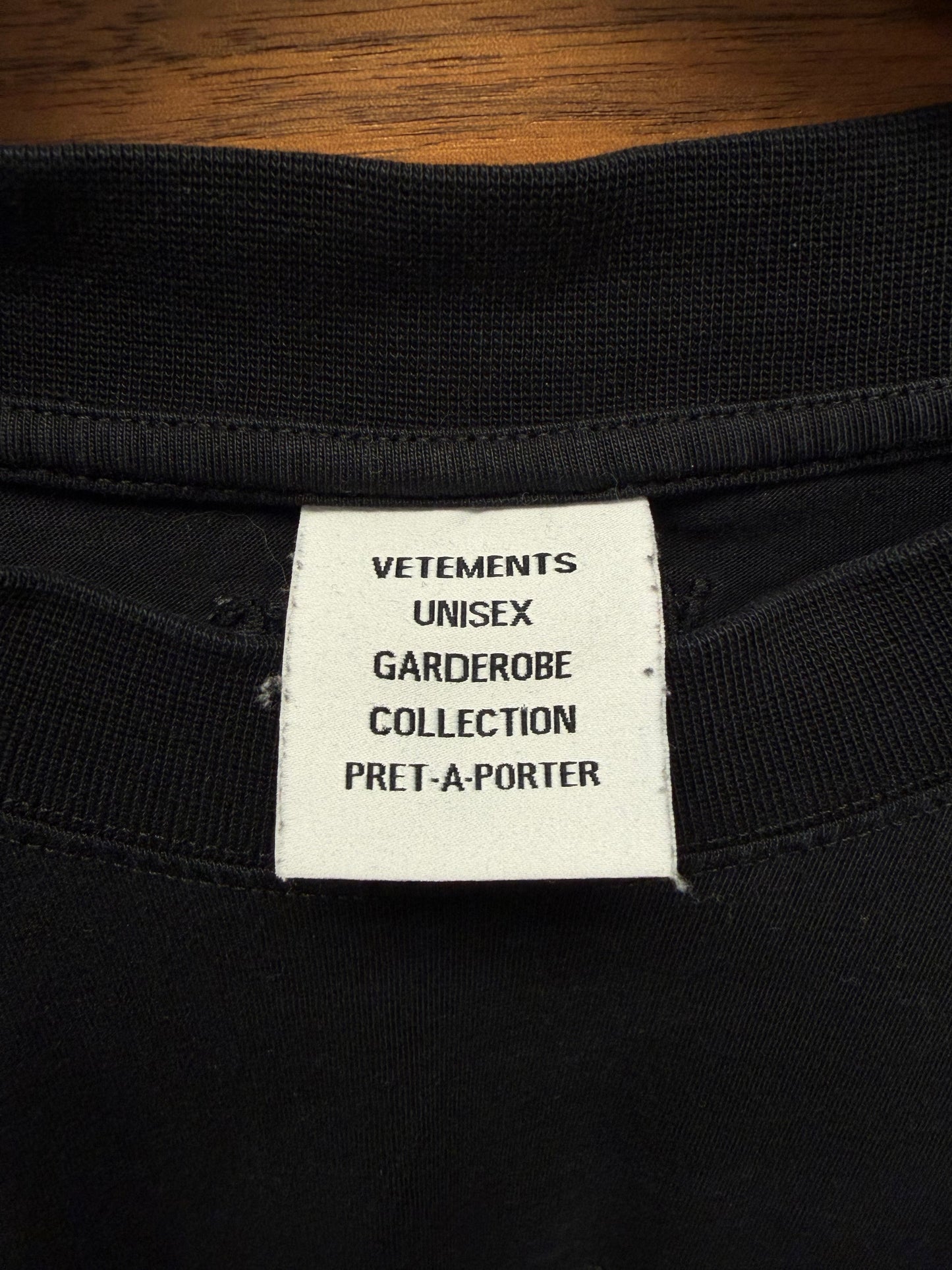 Vetements ‘Solidarity 4 Everyone’ Black Oversized T-Shirt