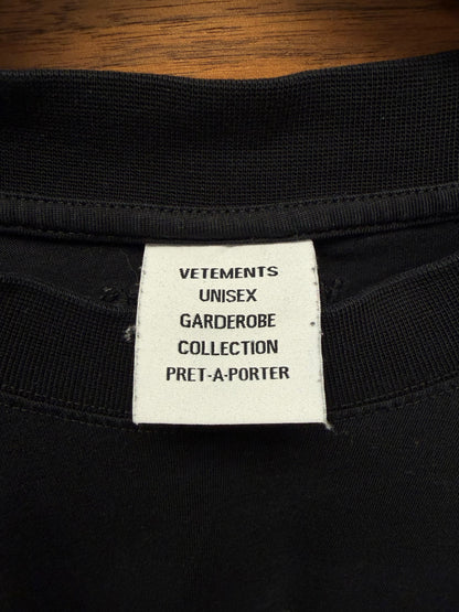 Vetements ‘Solidarity 4 Everyone’ Black Oversized T-Shirt