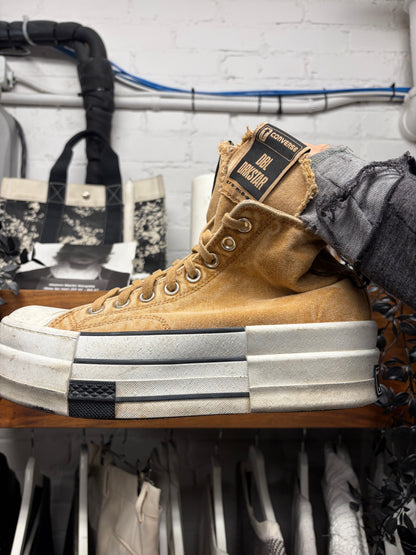 Rick Owens x Converse ‘DBL DRKSTAR’ Platform High Top Sneakers