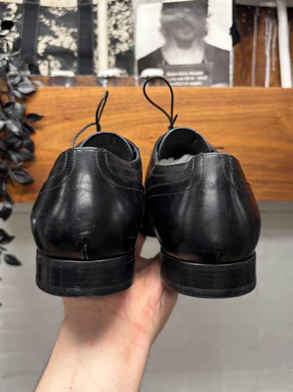 Burberry ‘Brogue’ Polished Black Leather Dress Shoes