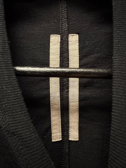 Rick Owens ‘Short Level’ Black Fitted T-Shirt