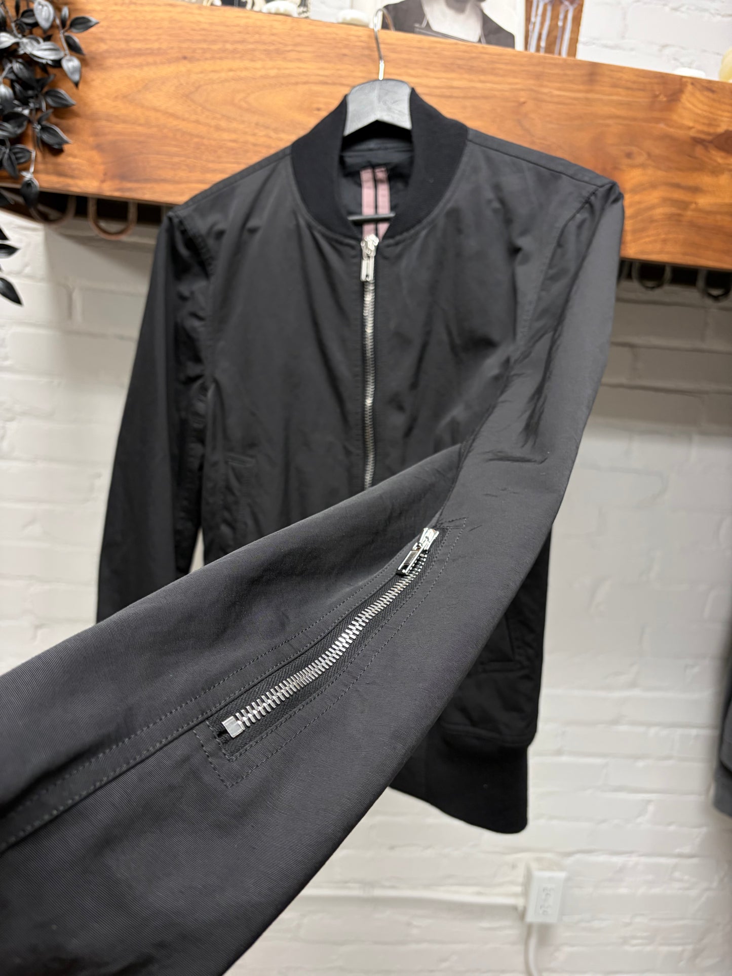 Rick Owens DRKSHDW Black Classic ‘Flight’ Bomber Jacket