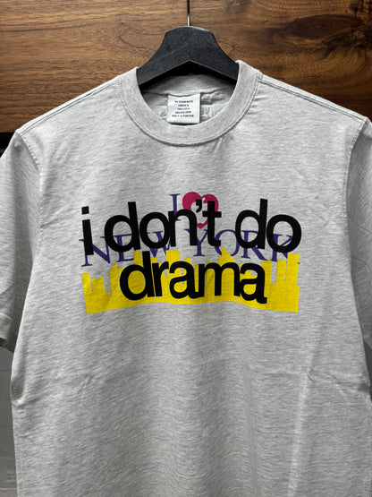 AW2019 Vetements ‘I Don’t Do Drama’ Slogan T-Shirt
