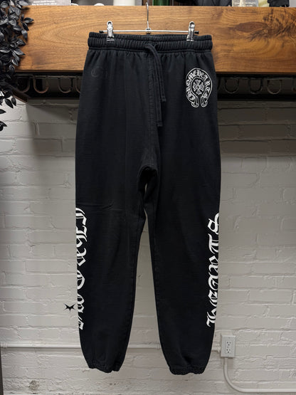 Chrome Hearts ‘Fuck You’ Black Horseshoe Logo Sweatpants