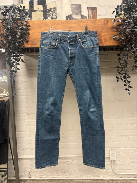 Dior Homme Washed Blue Skinny Jeans