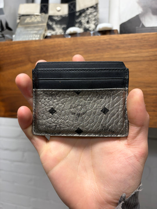 MCM Black/Silver Cardholder Wallet