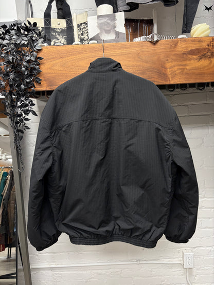 Balenciaga ‘Kick Logo’ Black Ripstop ‘Cocoon’ Jacket