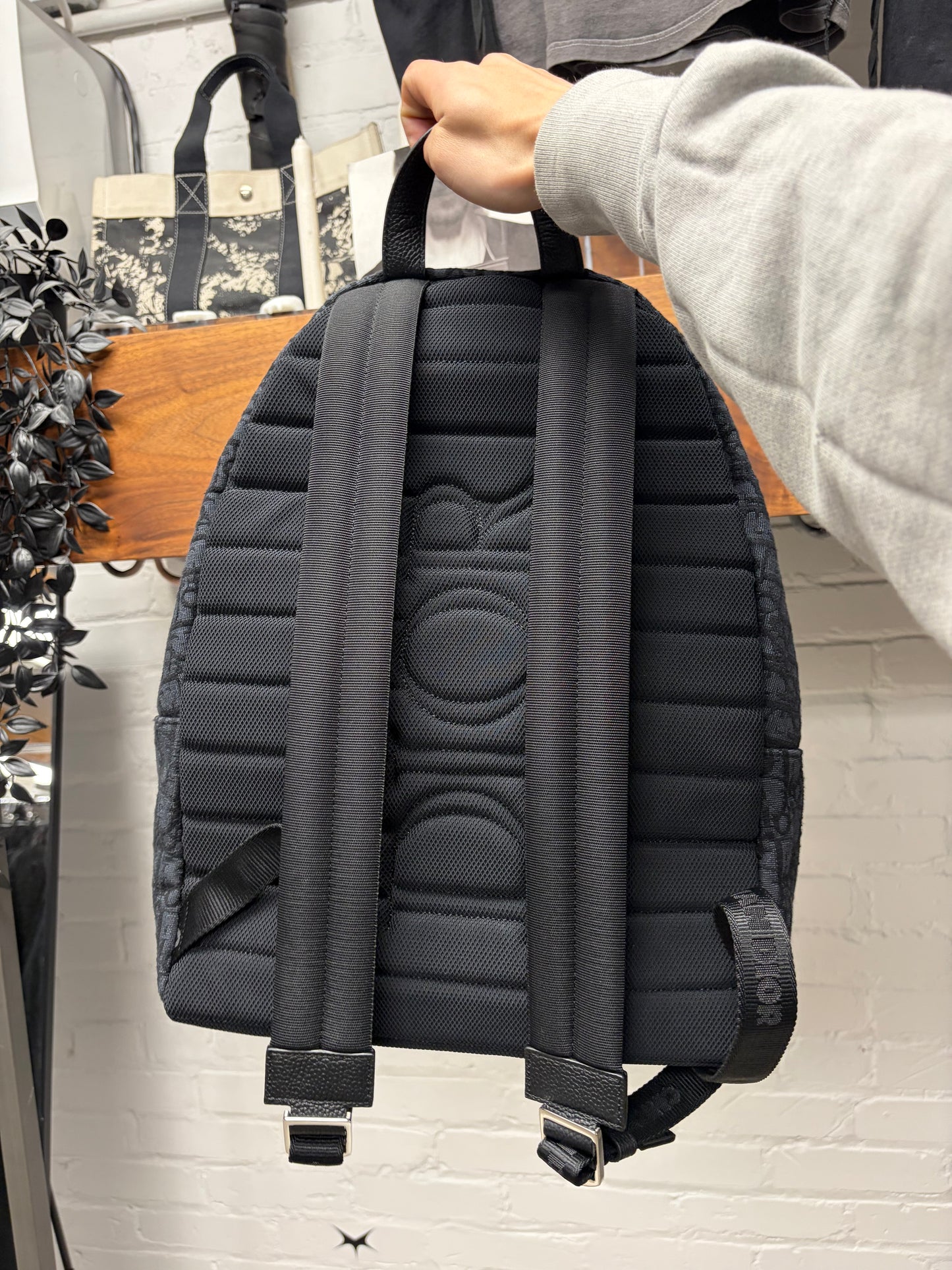 Dior Obliqué Jacquard Canvas Trotter Monogram ‘Rider’ Backpack