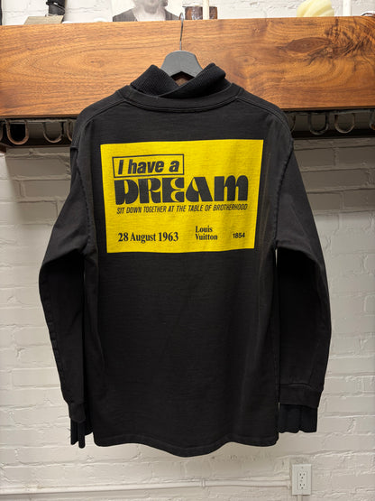 Louis Vuitton by Virgil Abloh ‘I Have a Dream’ Black Long Sleeve Shirt