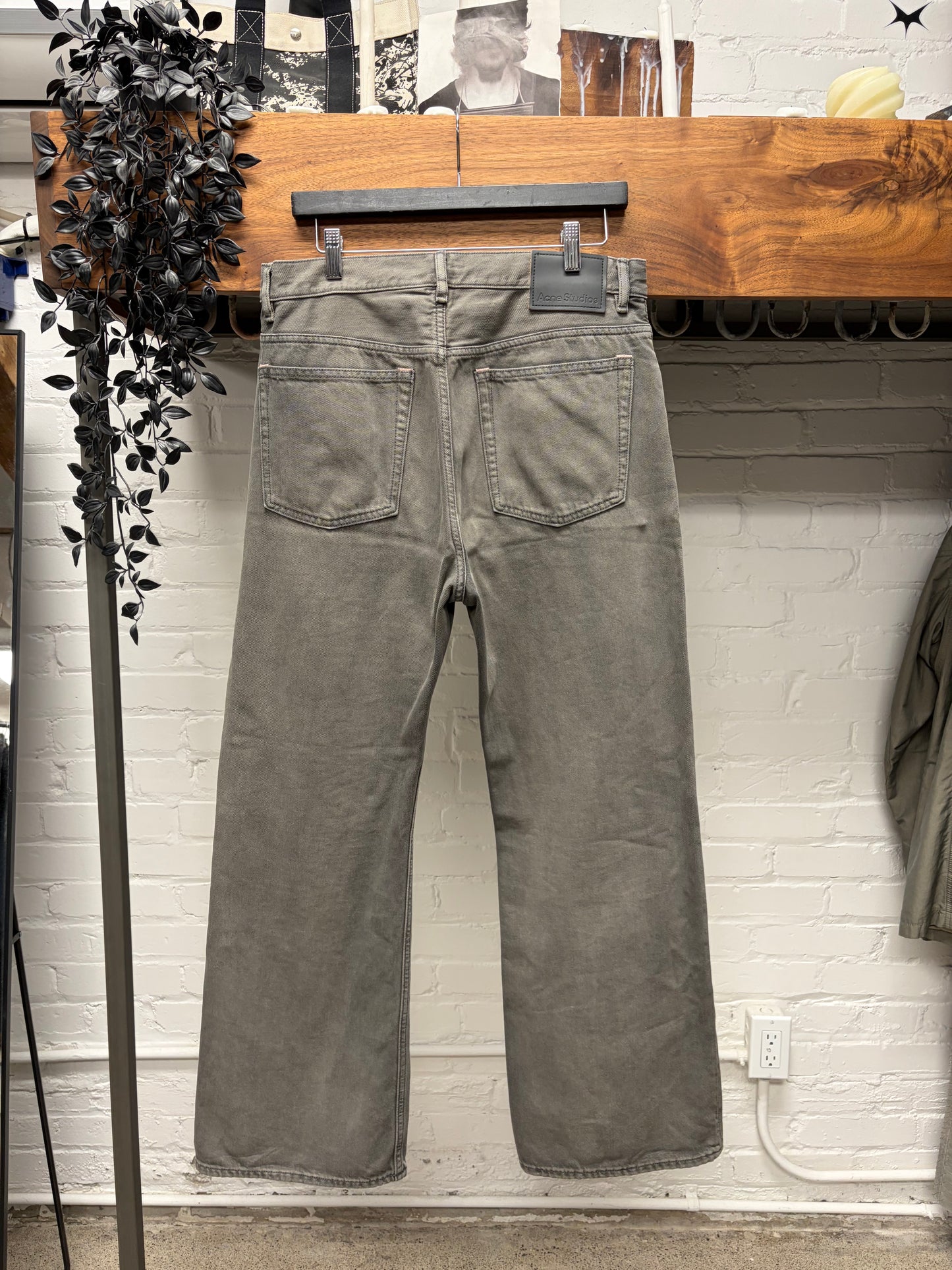 Acne Studios ‘2021’ Grey Wide Leg Denim