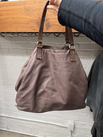 Miu Miu Bruise Purple Leather Shoulder Bag