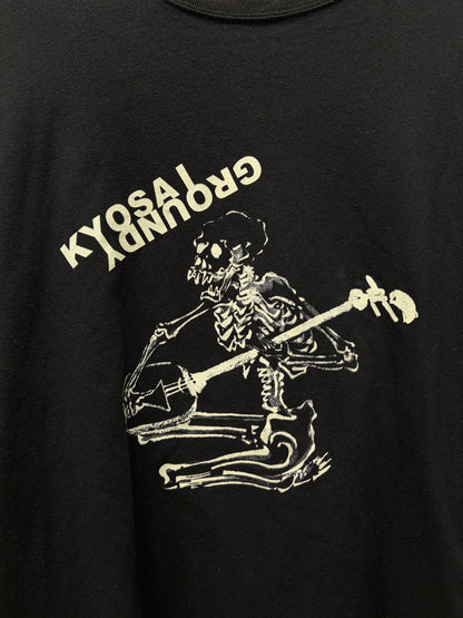 Yohji Yamamoto ‘Ground Y’ Skeleton Guitar Player Graphic T-Shirt