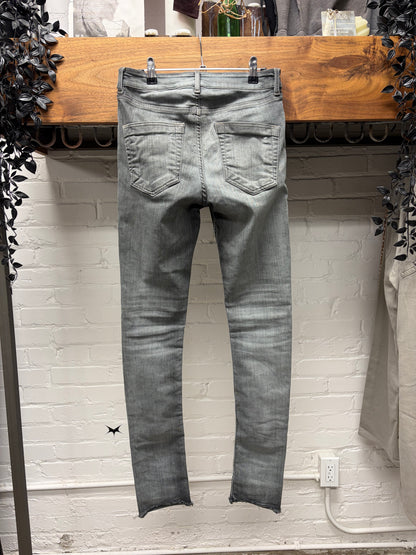 Rick Owens ‘Tyrone’ Bacteria Grey Skinny Jeans