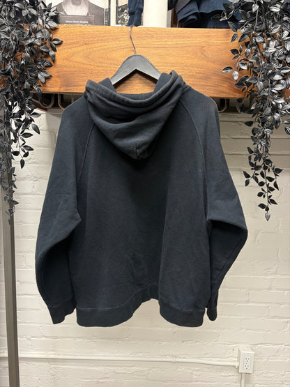 Number Nine ‘School of Visual Comedy’ Black Skull Logo Hoodie