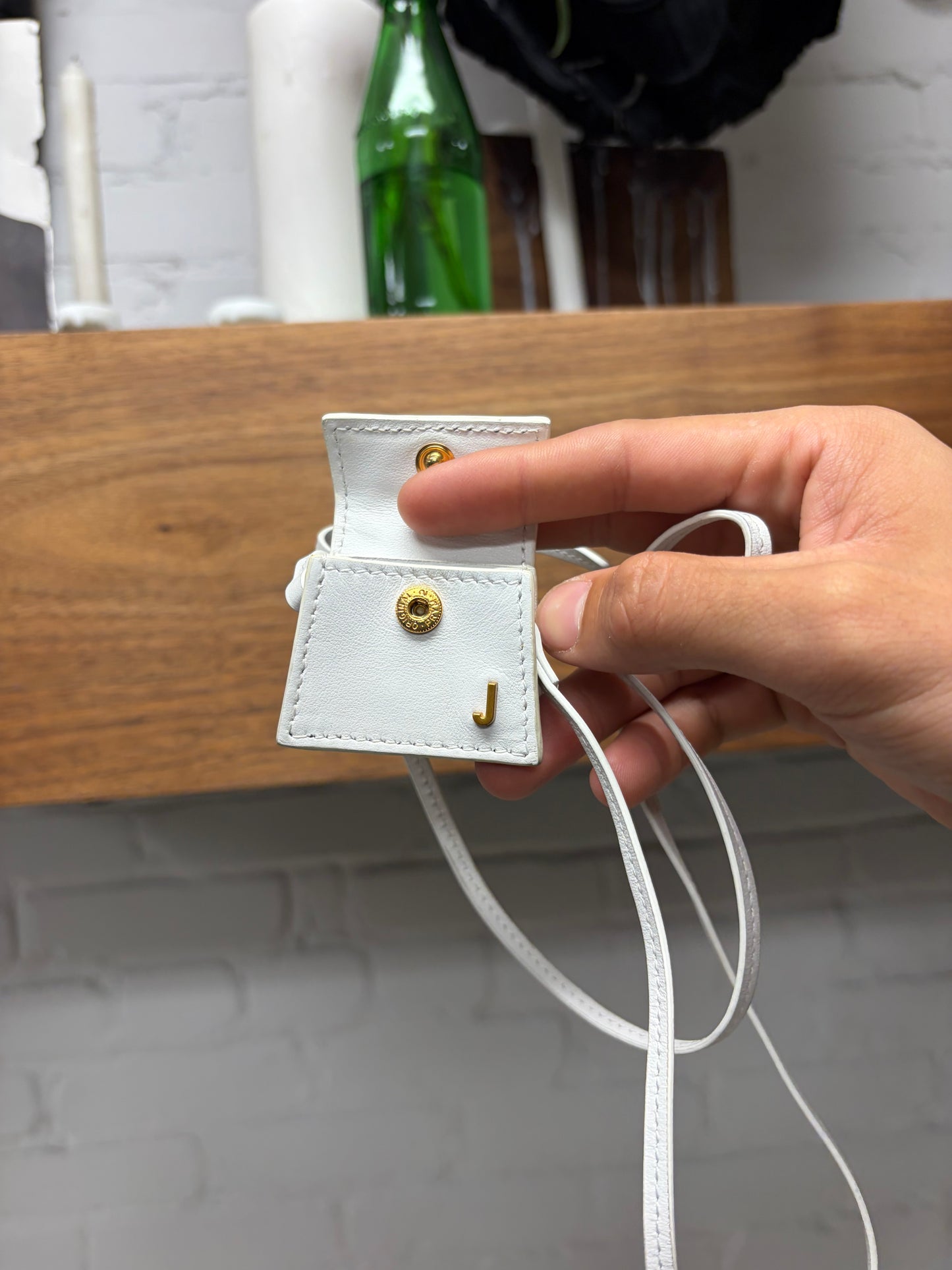 Jacquemus ‘Le Petit Chiquito’ Nano Mini White Leather Bag