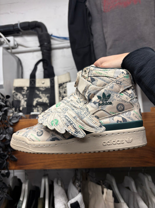 Jeremy Scott x Adidas Forum ‘Wings 1.0’ Money High Top Sneakers
