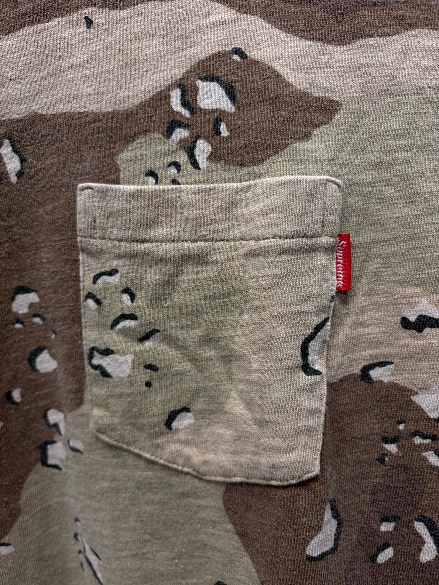 SS2017 Supreme Desert Camouflage Mini Box Logo Short Sleeve T-Shirt