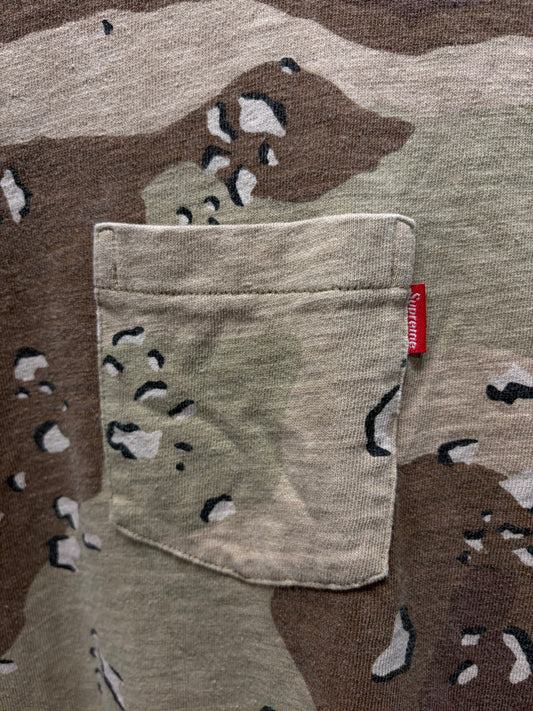 SS2017 Supreme Desert Camouflage Mini Box Logo Short Sleeve T-Shirt