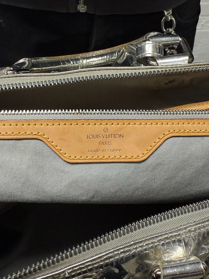 Louis Vuitton by Virgil Abloh ‘Keepall 55’ Silver Coated Duffle Bag