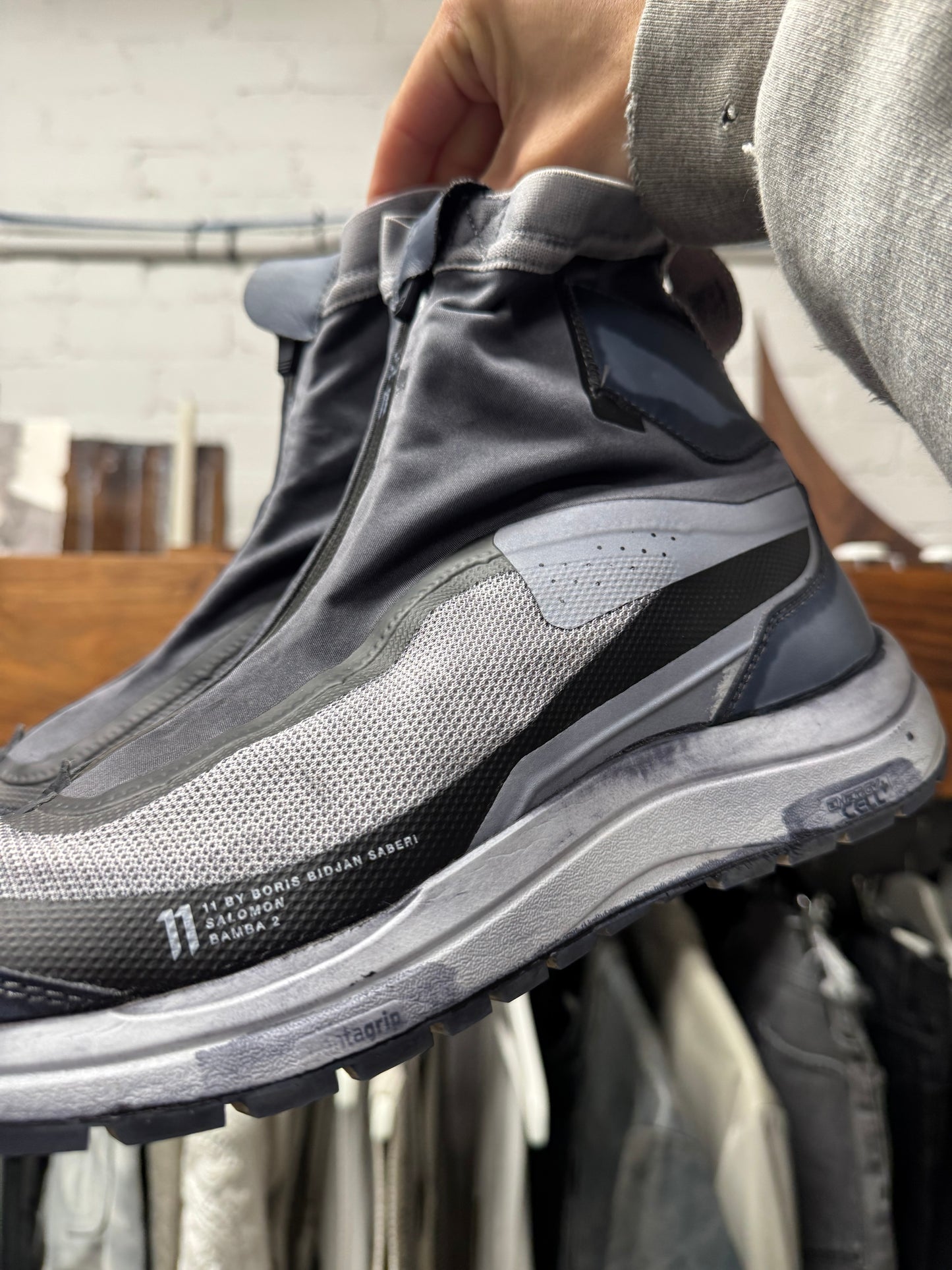 11 by Boris Bidjan Saberi x Salomon ‘Bamba 2’ High Overdyed Purple