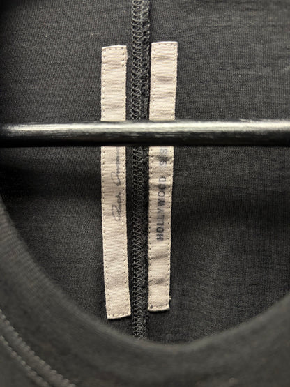 SS2025 Rick Owens ‘Hollywood’ Black ‘Level’ T-Shirt