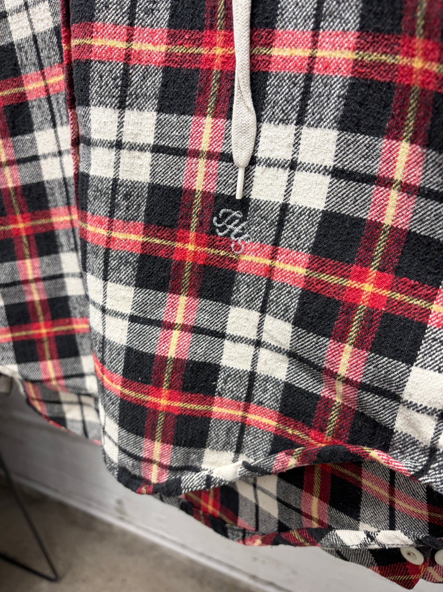 AW2005 Number (N)ine ‘The High Streets’ Hooded Plaid Flannel