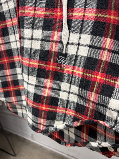 AW2005 Number (N)ine ‘The High Streets’ Hooded Plaid Flannel
