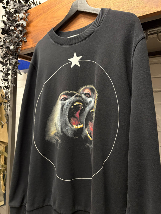 AW2015 Givenchy ‘Screaming Monkeys’ Sweatshirt