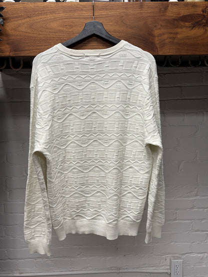 SS2014 Supreme Cream White ‘Jacquard’ Knit Sweater