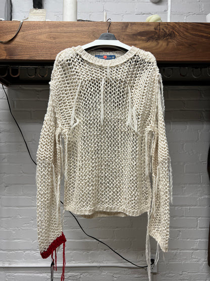 Blackmeans Loose Gauge Distressed Knit Sweater