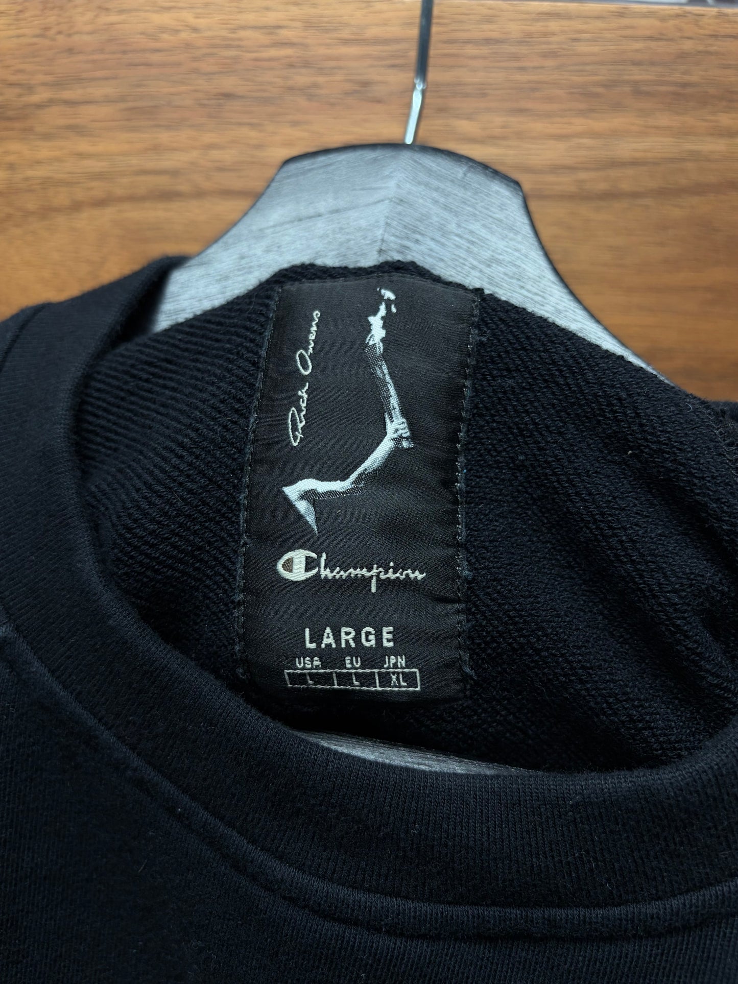 Rick Owens x Champion Embroidered Logo Sweatshirt