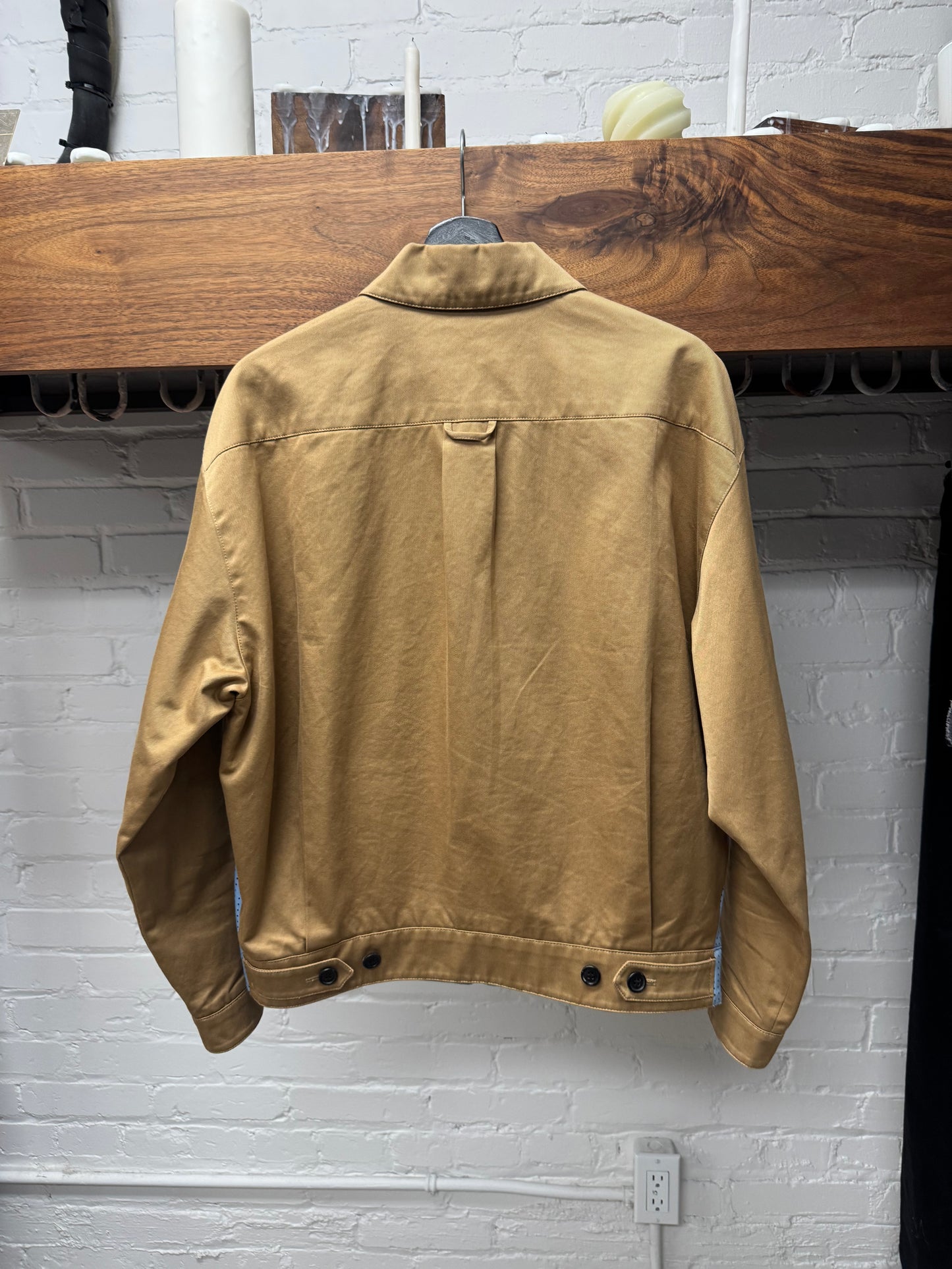 AW2020 Prada ‘Futuristic Logo’ Harrington Zip-Up Jacket