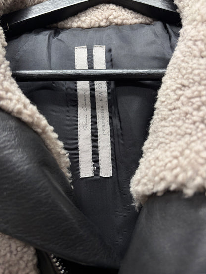AW2020 Rick Owens ‘Performa’ Shearling/Leather ‘Keith’ Jacket