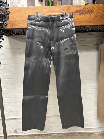 Heliot Emil ‘Liquid Metal’ Silver Pants