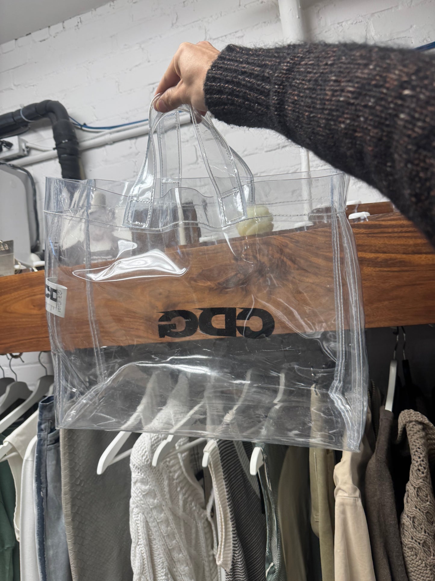 Comme Des Garçons ‘CDG’ PVC Tote Bag