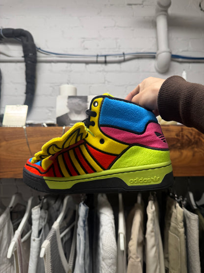 Jeremy Scott x Adidas ‘Wings 1.0’ Poppy High Top Sneakers