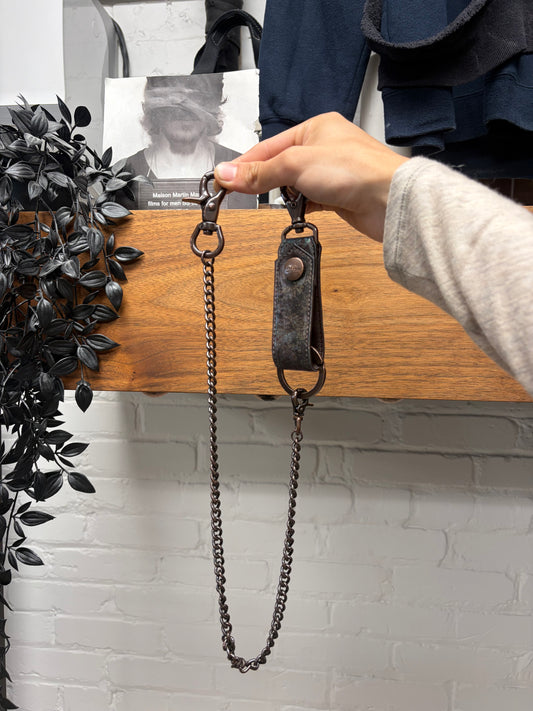 AW1995 Jean Paul Gaultier ‘Cyber’ Rustic Metal Wallet Chain