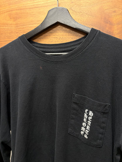 Chrome Hearts Pink/Black ‘Vertical Logo’ Long Sleeve Shirt