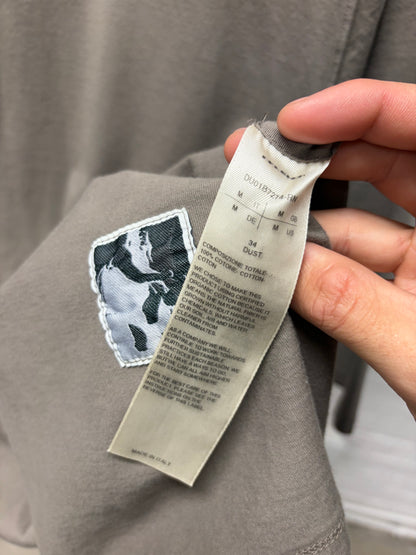 Rick Owens ‘Level’ Dust Brown Oversized Cotton T-Shirt